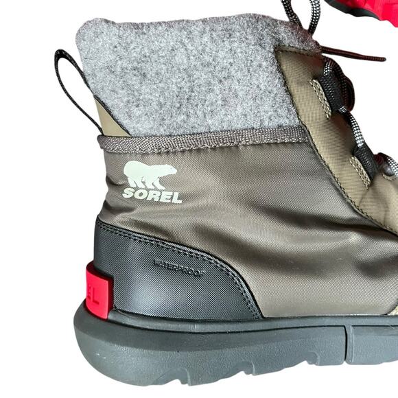 Sorel Womens Explorer II Carnival Felt Boot Snow Winter Waterproof Sage Stone 11 - Picture 5 of 11
